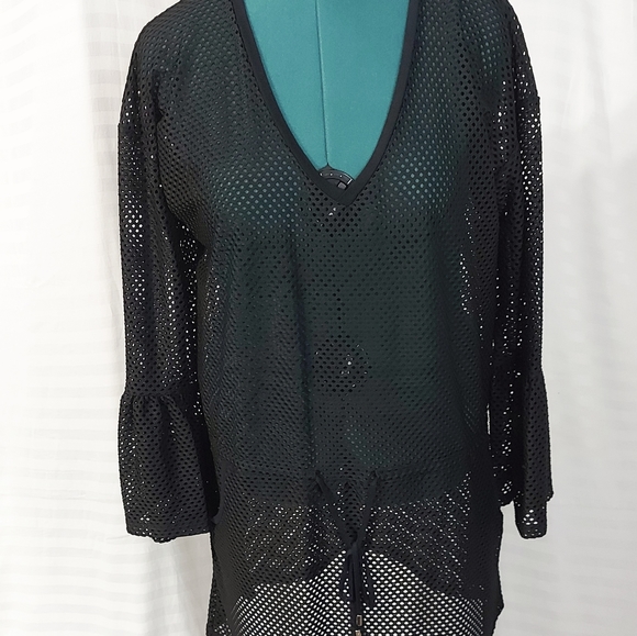 Calvin klein coverups size Large/XLarge Long sleeves color black - Picture 4 of 16